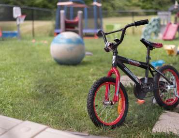 Bike in the playground